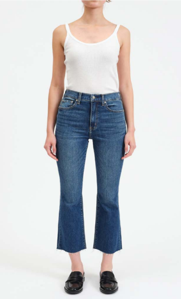 Shy Girl Cropped Flare Jean