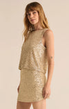 Sloan Sequin Top - Champagne