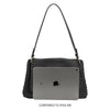 Natalia Black Recycled Vegan Shoulder Bag